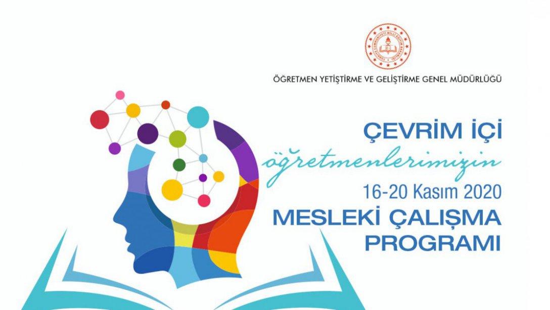 16-20 Kasım 2020 Aratatil Millî Eğitim Bakanlığı Öğretmenlerin Mesleki Çalışma Programı